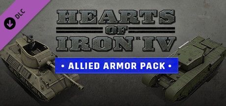Game cover: Hearts of Iron IV: Allied Armor Pack