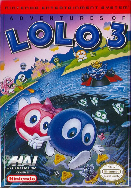 Game cover: Adventures of Lolo 3