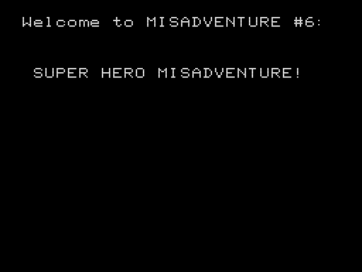 Game cover: Super Hero Misadventure