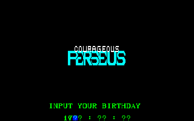 Game cover: Courageous Perseus