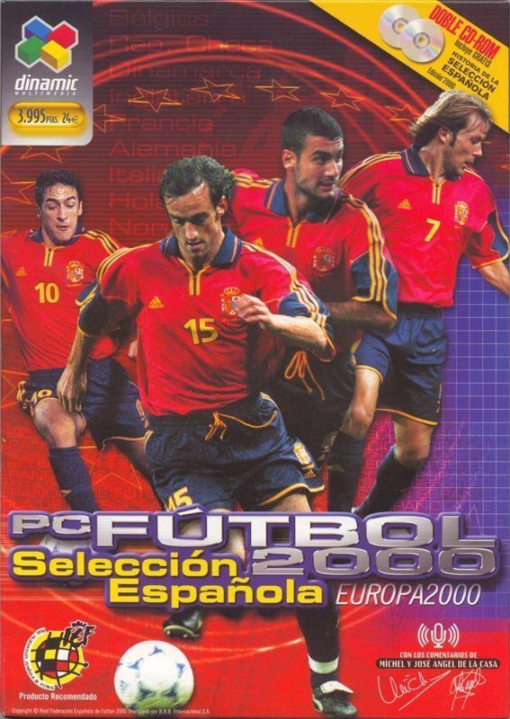 Game cover: PC Fútbol Selección Española Europa 2000