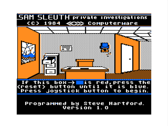 Game cover: Sam Sleuth: Private Investigator