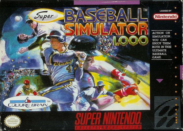 Game cover: Super Baseball Simulator 1.000