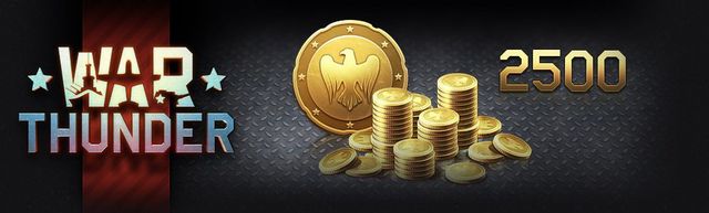 Game cover: War Thunder: 2500 Golden Eagles Pack