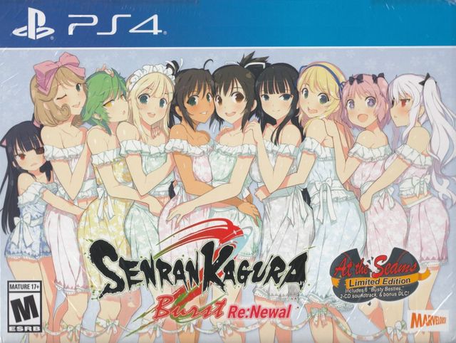 Game cover: Senran Kagura: Burst Re:Newal (At The Seams Limited Edition)