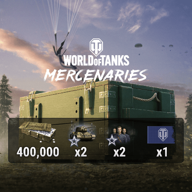 Game cover: World of Tanks: Mercenaries - PS+ Silver Drop