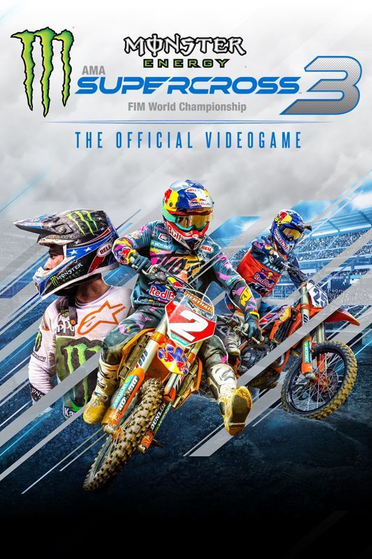 Game cover: Monster Energy Supercross 3: The Official Videogame