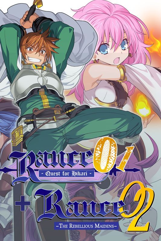 Game cover: Rance 01: Quest for Hikari + Rance 02: The Rebellious Maidens