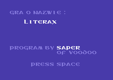 Game cover: Literax