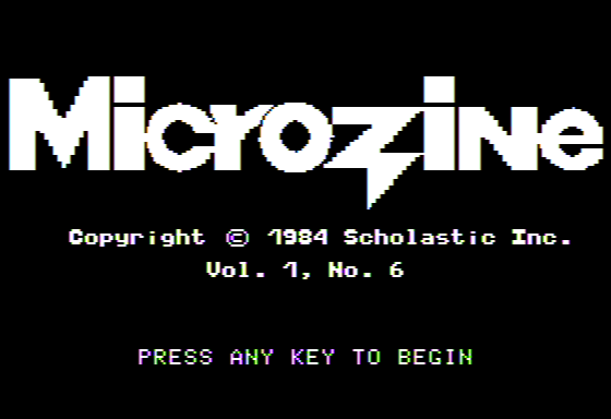 Game cover: Microzine #6
