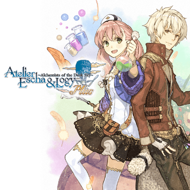 Game cover: Atelier Escha & Logy Plus: Alchemists of the Dusk Sky