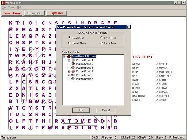 Game cover: WordSearch