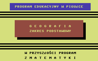 Game cover: Program Edukacyjny w Pigułce: Geografia