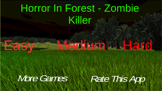Game cover: Horror In Forest - Zombie Killer