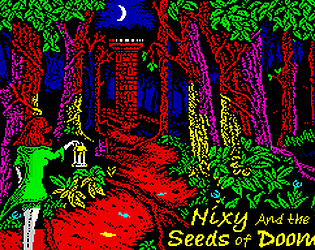 Game cover: Nixy and the Seeds of Doom