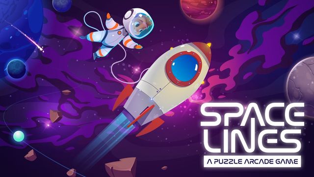 Game cover: Space Lines: A Puzzle Arcade Game