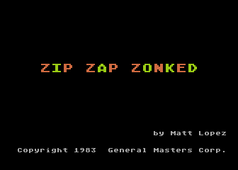 Game cover: Zip Zap Zonked