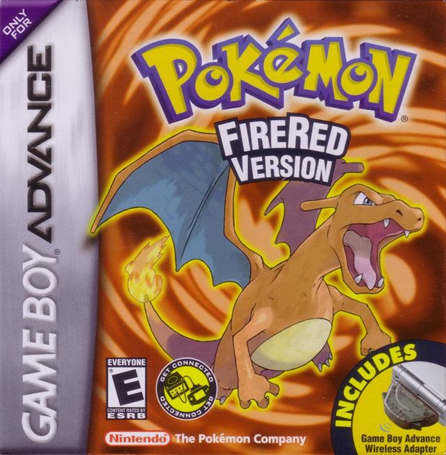 Game cover: Pokémon FireRed Version
