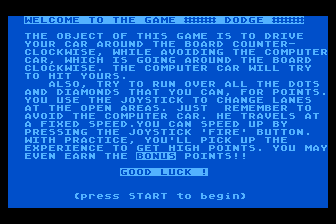 Game cover: Dodge