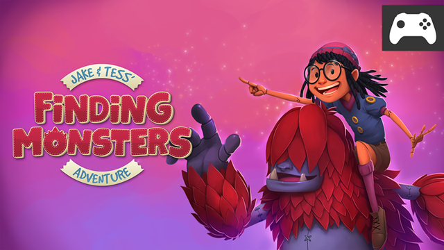 Game cover: Jake and Tess' Finding Monsters Adventure