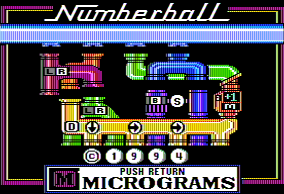Game cover: Numberball