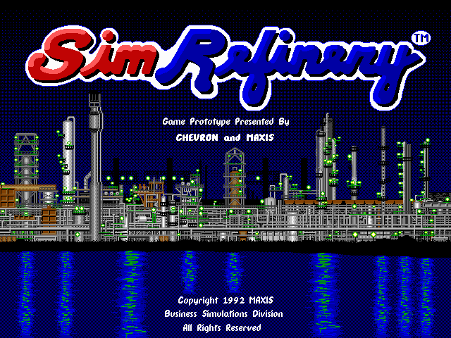Game cover: SimRefinery