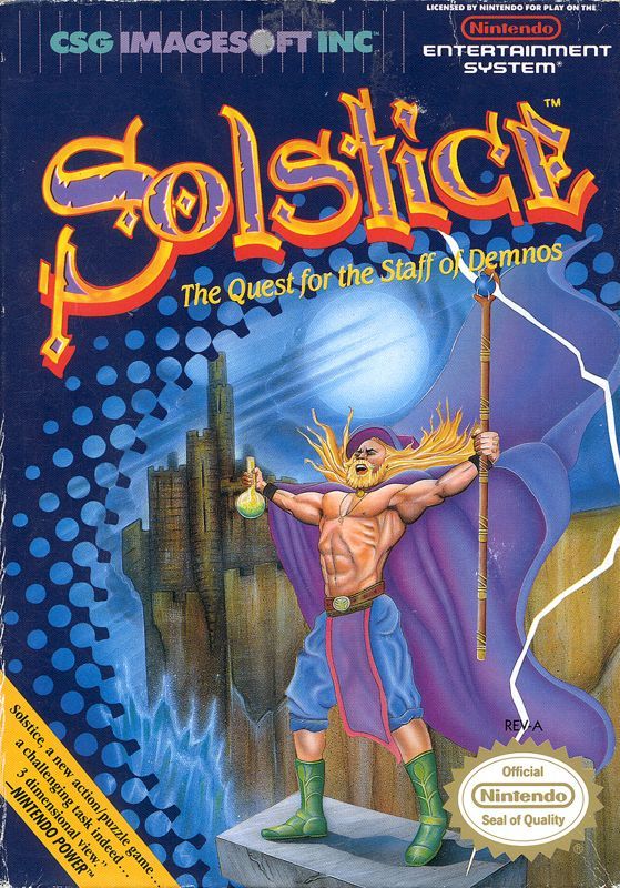 Game cover: Solstice: The Quest for the Staff of Demnos
