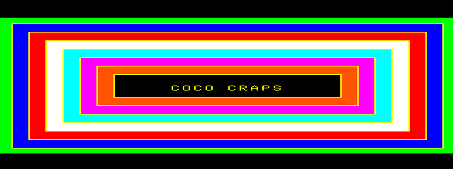 Game cover: CoCo Craps