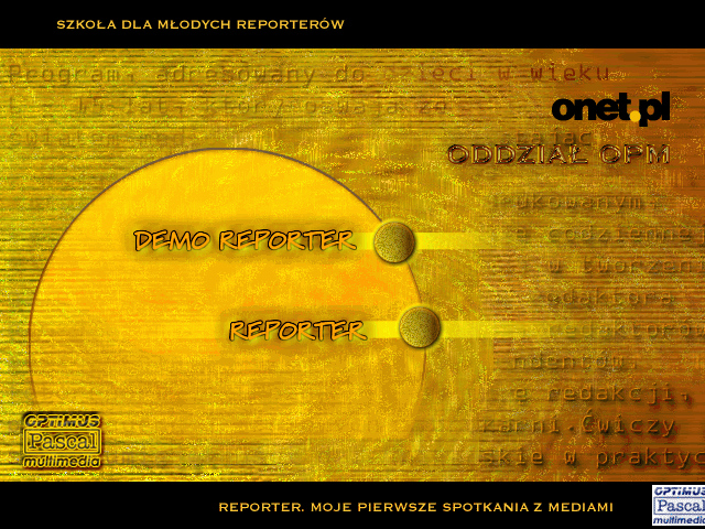 Game cover: Reporter. Moje pierwsze spotkania z mediami