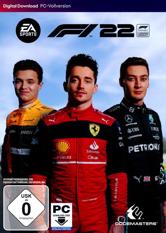 Game cover: F1 22