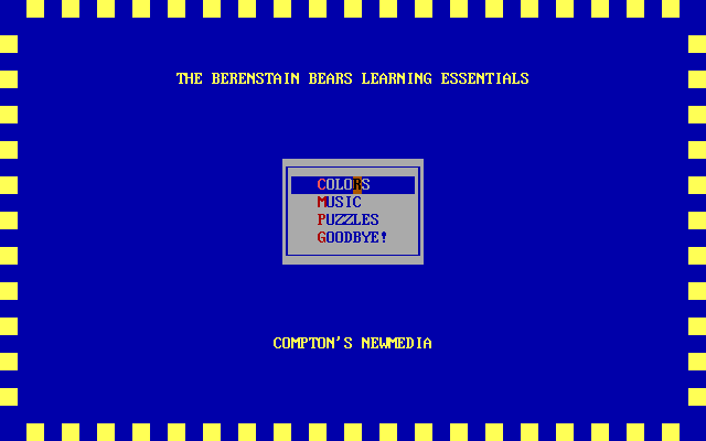 Game cover: The Berenstain Bears: Learning Essentials