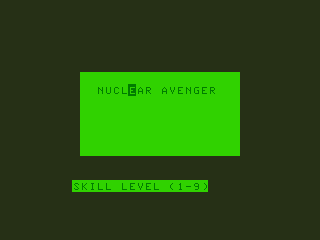 Game cover: Nuclear Avenger