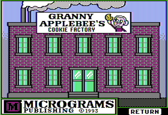 Game cover: Granny Applebee's Cookie Factory