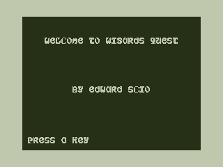 Game cover: Wizards Quest