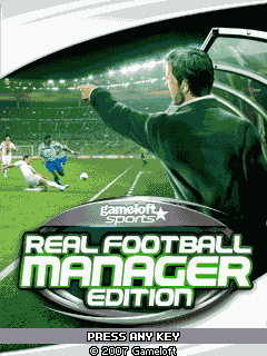 Game cover: Real Football: Manager Edition