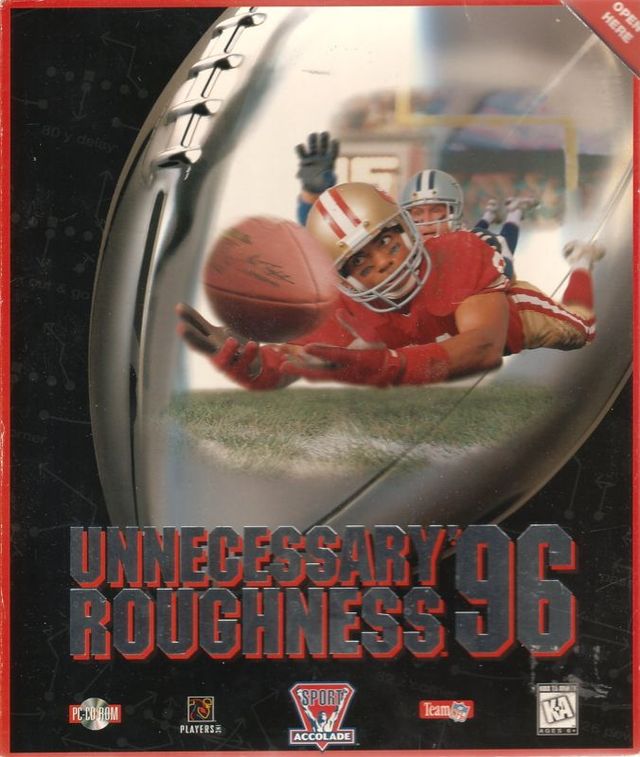 Game cover: Unnecessary Roughness '96