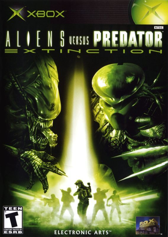 Game cover: Aliens Versus Predator: Extinction