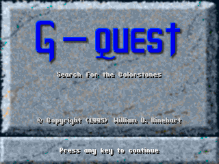 Game cover: G-Quest