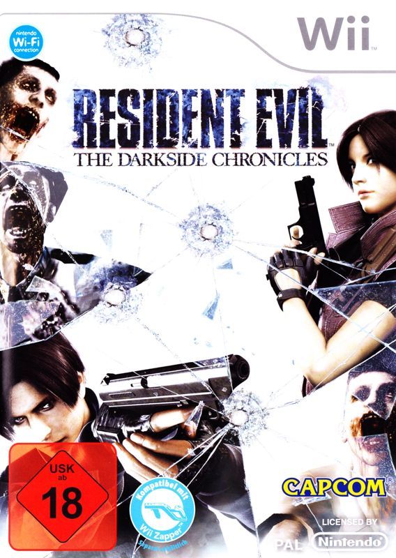 Game cover: Resident Evil: The Darkside Chronicles