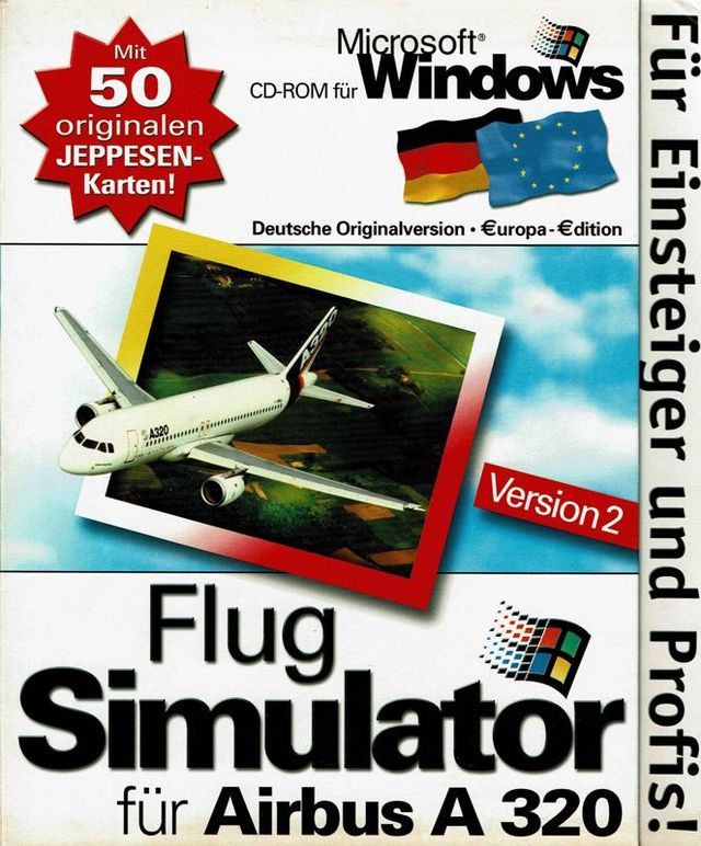 Game cover: Flug Simulator für Airbus A 320: Europa Edition - Version 2