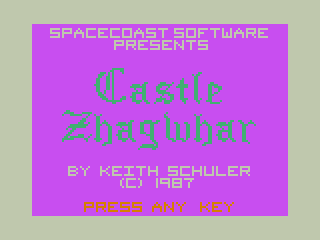 Game cover: Castle Zhagwhar