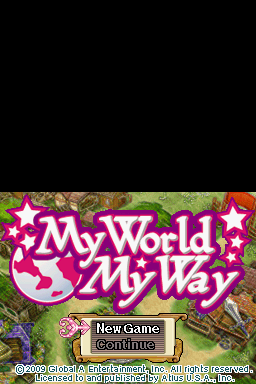 Game cover: My World, My Way