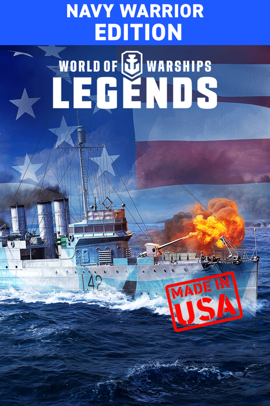 Game cover: World of Warships: Legends - Navy Warrior Edition