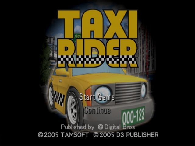 Game cover: Taxi Rider