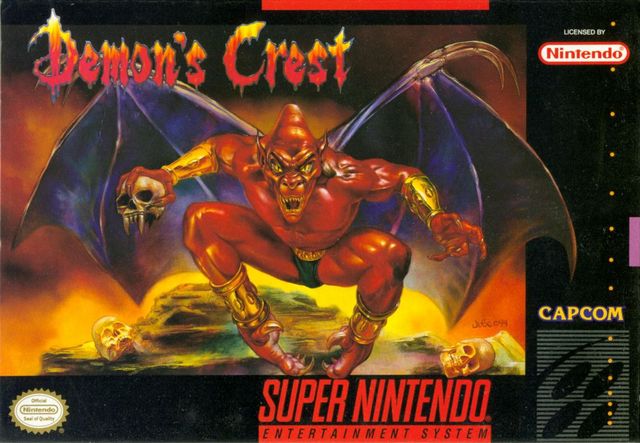 Game cover: Demon's Crest