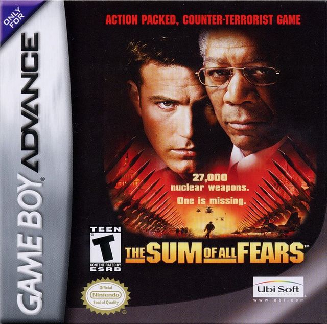 Game cover: The Sum of All Fears