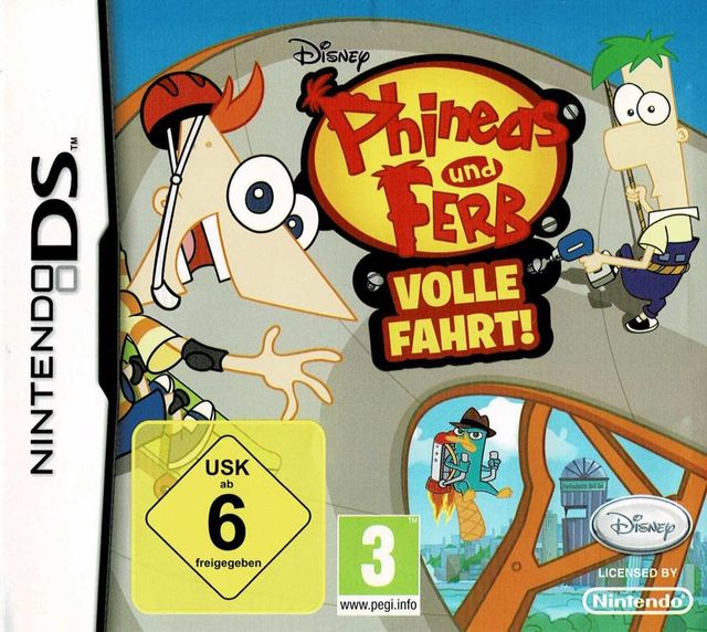 Game cover: Phineas and Ferb: Ride Again