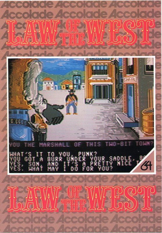 Game cover: Law of the West