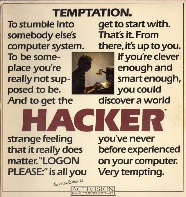 Game cover: Hacker