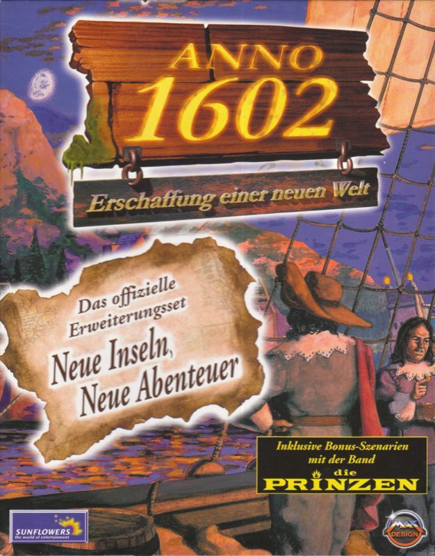 Game cover: Anno 1602: Erschaffung einer neuen Welt - Neue Inseln, Neue Abenteuer